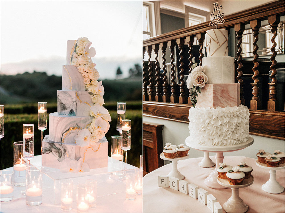 21 Mouth-watering Marble Wedding Cake Ideas