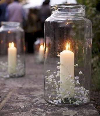 50 Rustic Wedding Decorations with Mason Jars