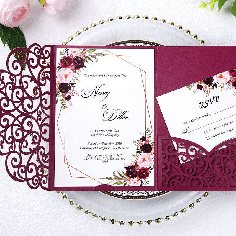How to DIY Pocket Invitations, the Easy Way - Cards & Pockets Design Idea  Blog  Wedding invitations rustic, Wedding invitations diy, Pocket wedding  invitations