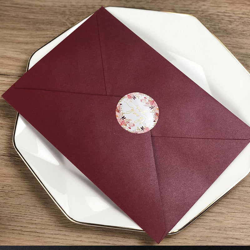 1-1/4 Burgundy Star Stickers Wedding Envelope Seals School Arts & Cra –  Winter Park Products