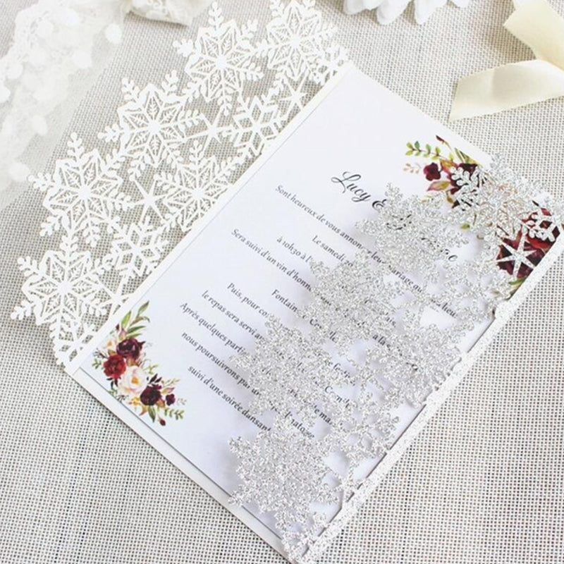 Elegant Lace Wedding Invitations Card (1)