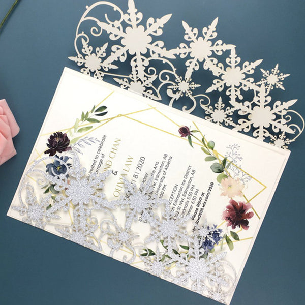 Elegant Lace Wedding Invitations Card (2)